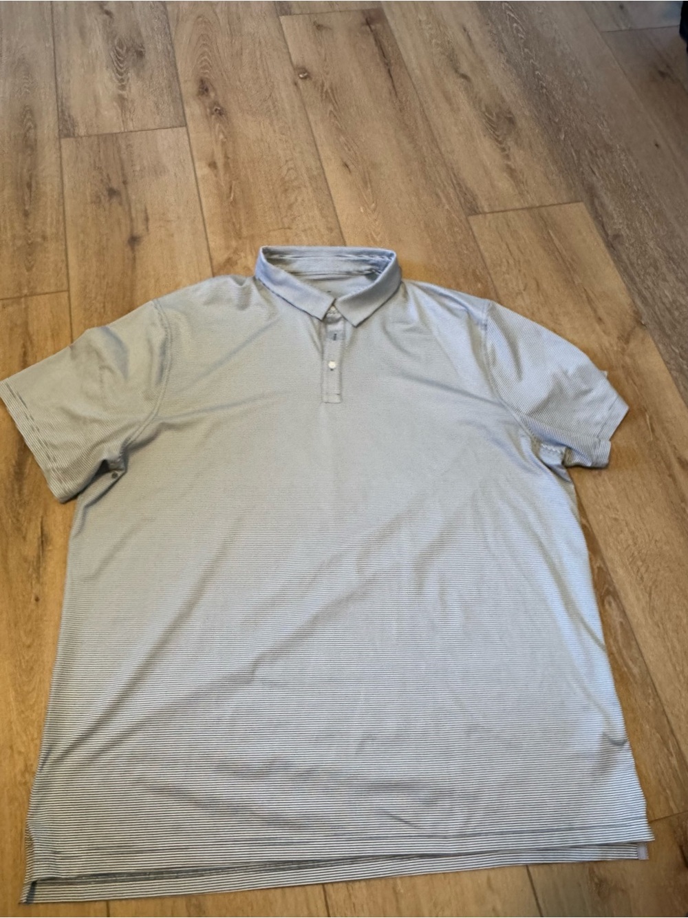 Nike Dri-Fit Player Striped Green Golf Polo Shirt Size XXL